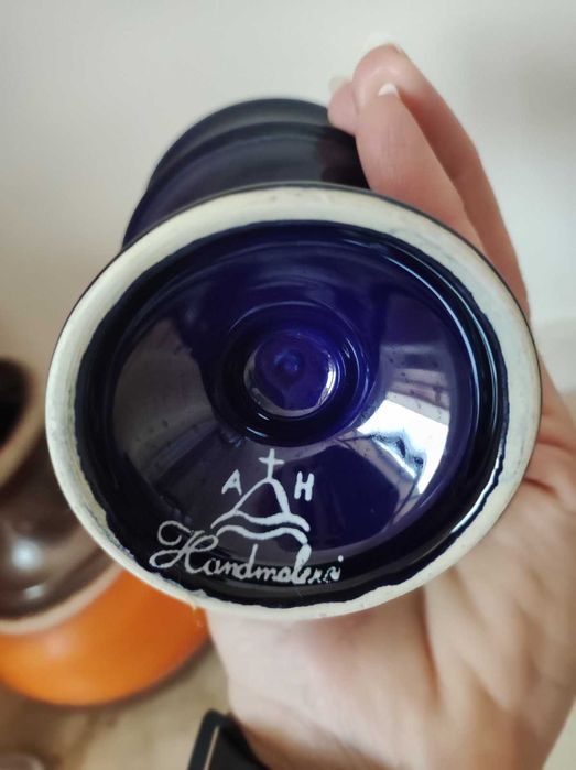 Винтидж купа/ваза за бонбони, Германия, ръчно рисувана