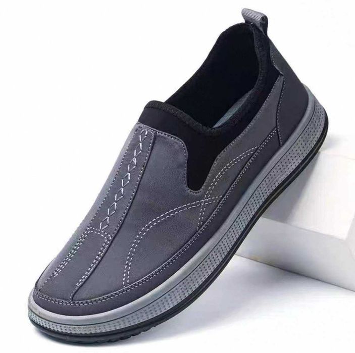 Мужские легкие тканевые слипоны (кроссовки)