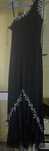 Rochie neagra cu pietre albe