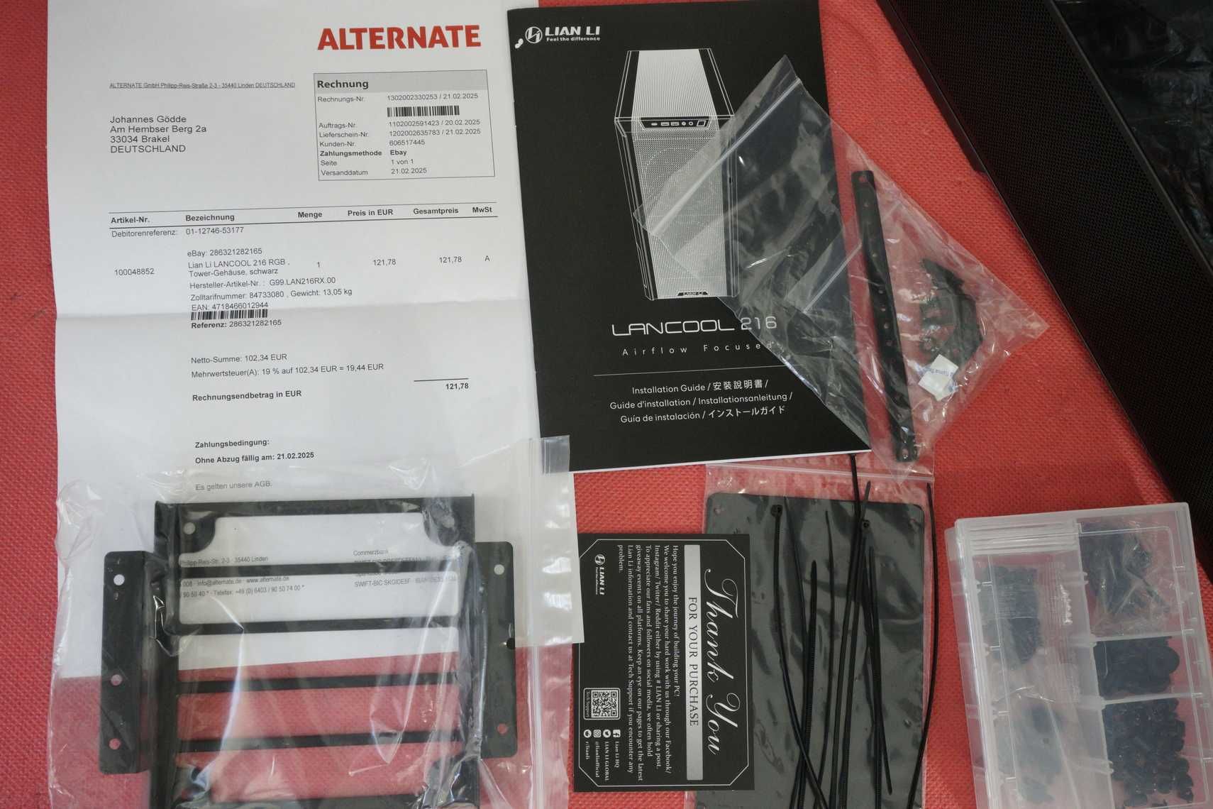 Компютърна кутия Lian Li Lancool 216 RGB / Вкл.ДДС