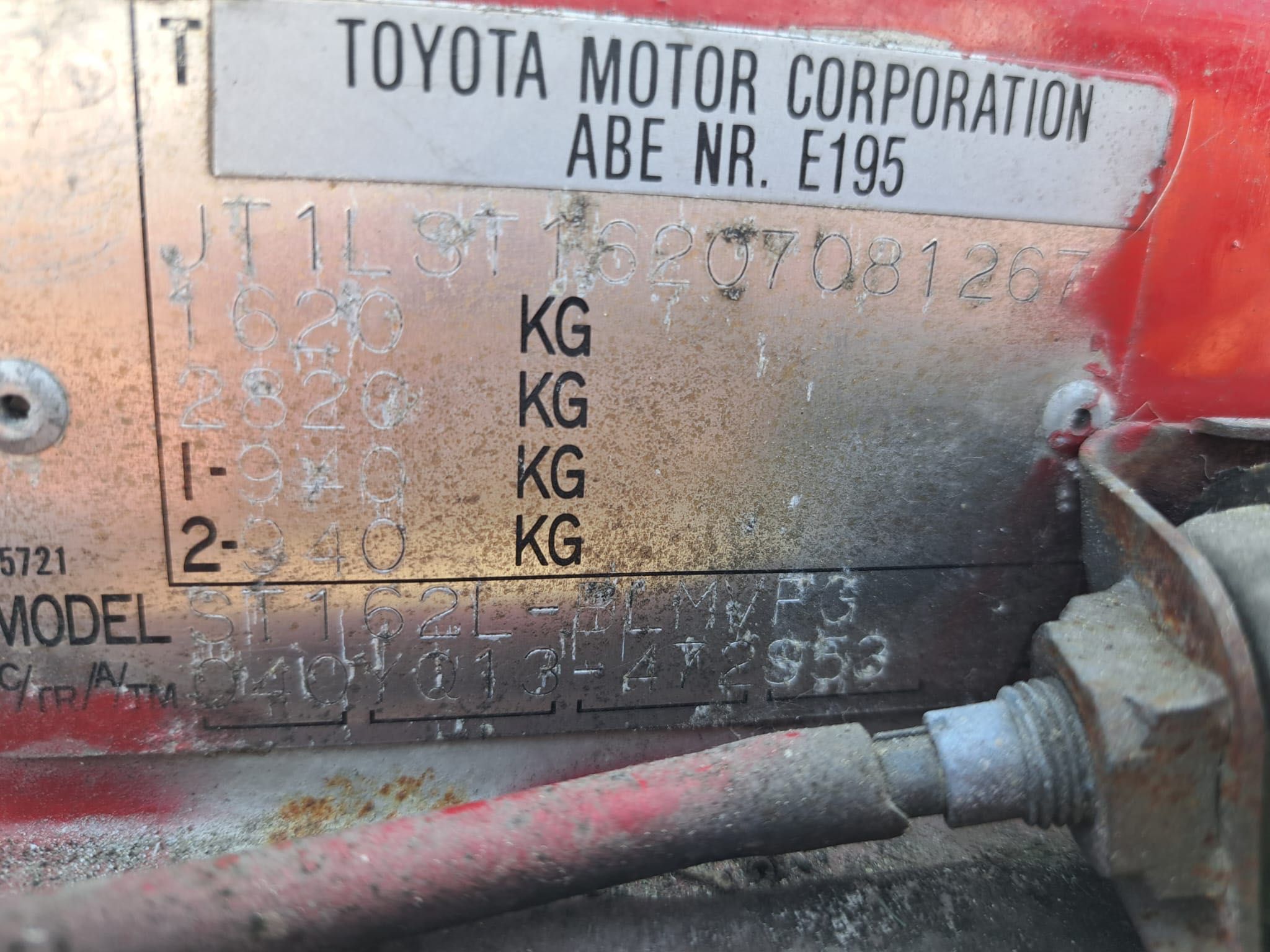 Motor toyota celica 2l