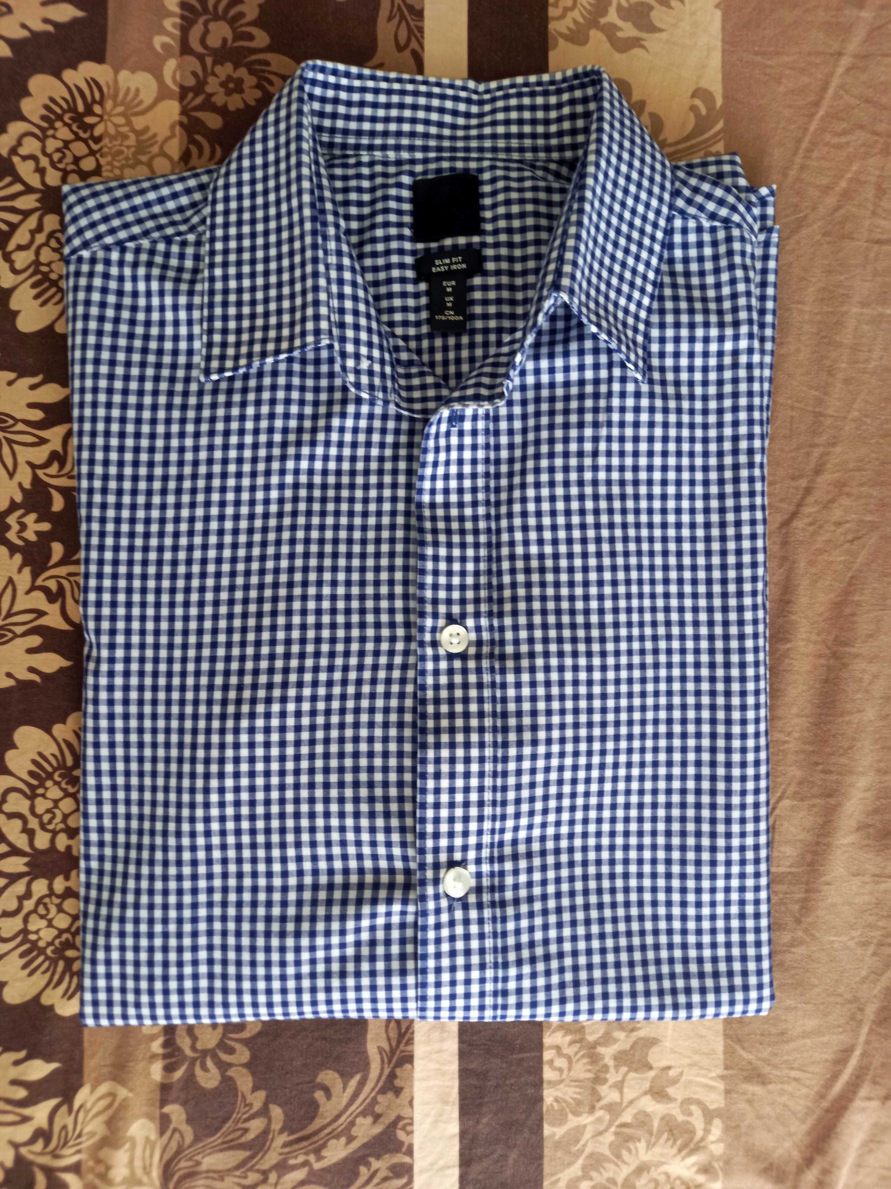 Стилни мъжки ризи |  Slim fit M-размер