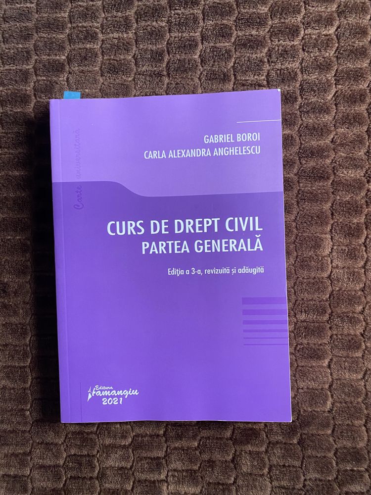 Curs de drept civil, Boroi