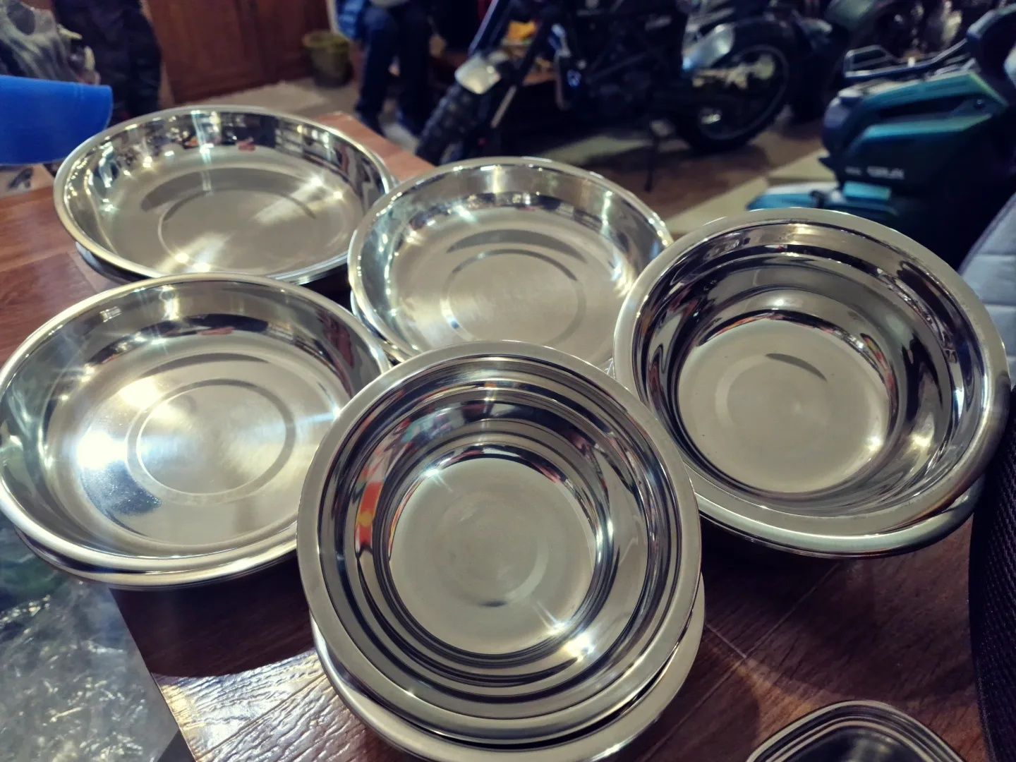Туристическая посуда из нержавеющей стали, 22 предмета