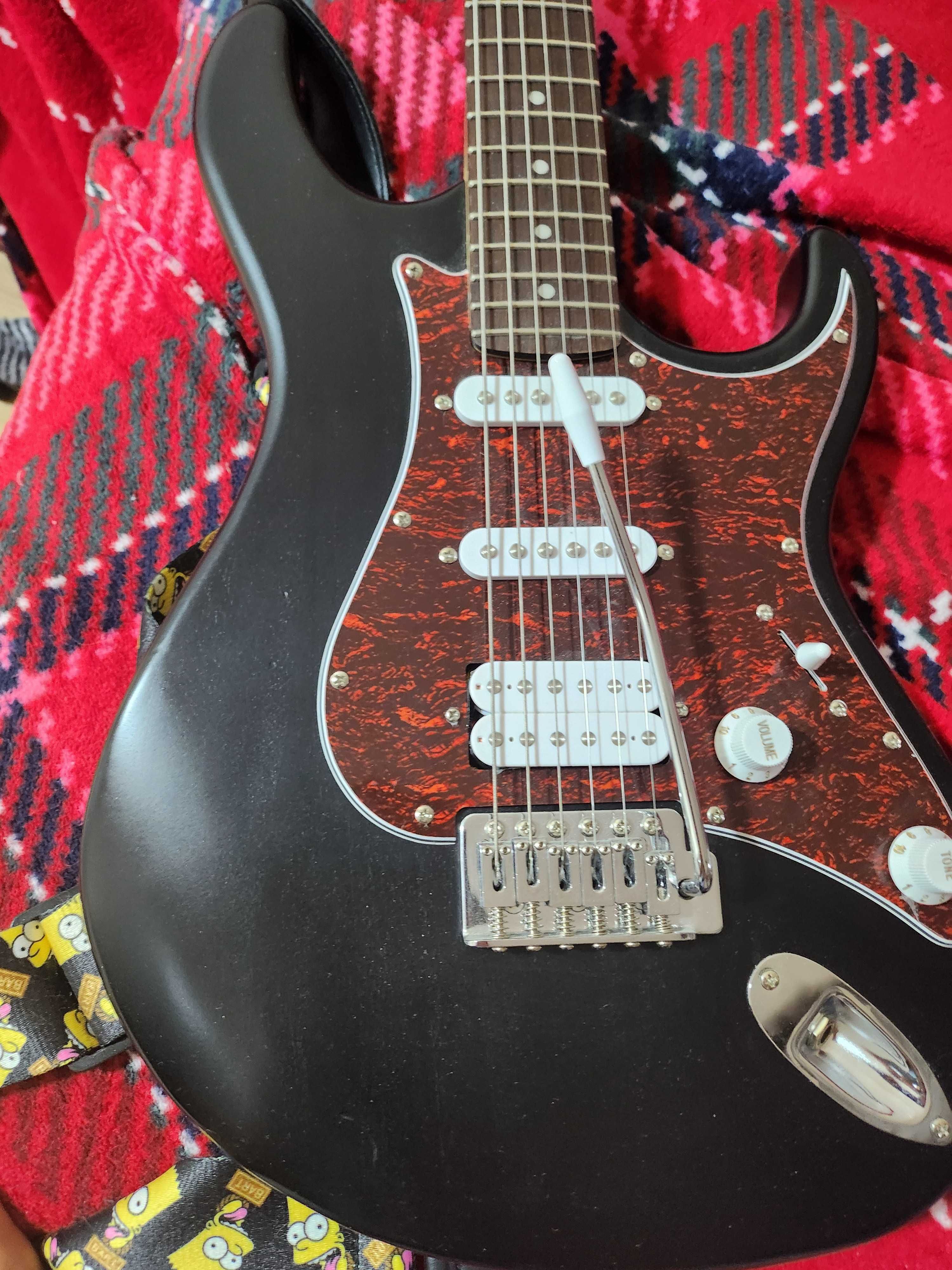 Электрогитара Cort G110 и комбоусилитель Yamaha GA15II