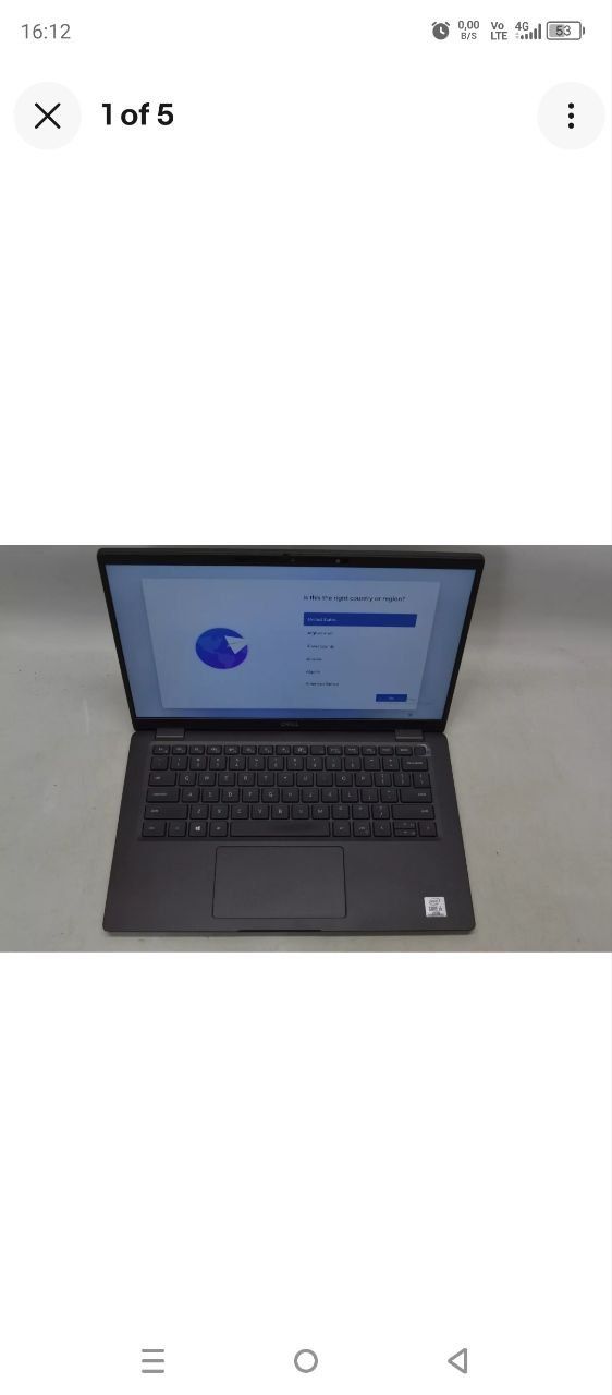 Dell kompyuter ekran sensor core I7 10-avlod faceid bor atpechatka bor