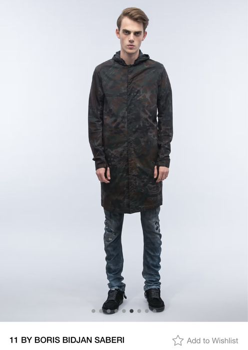 Boris Bidjan Saberi -дълго яке