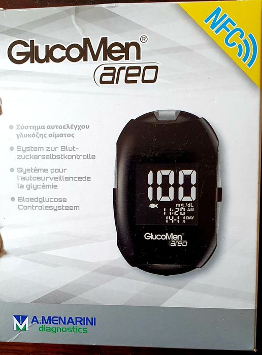 Нови Glikoman, ONE TOCH.за мерене на кръвна захар 10 лентички