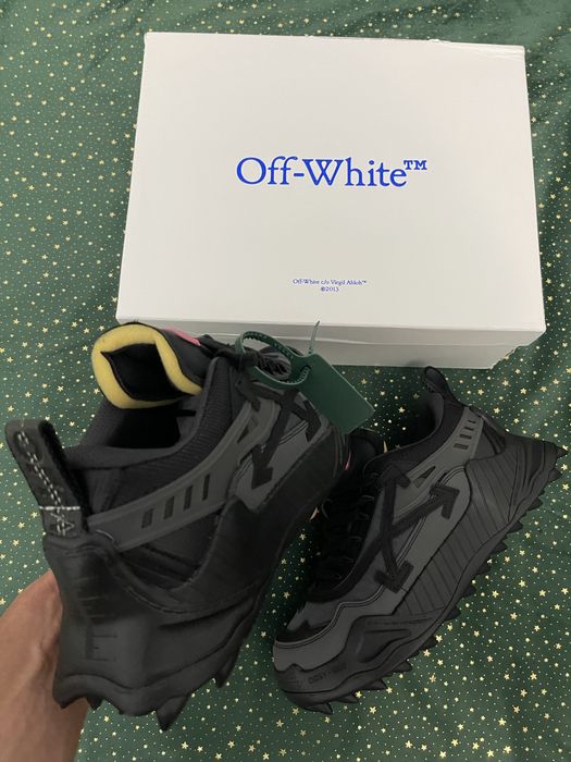 Off-White Odsy-1000 Black Grey Fuchsia