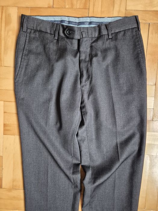 Pantaloni Boggi Milano Țesătură Italiană Fină 100% Lână, Bărbați 46
