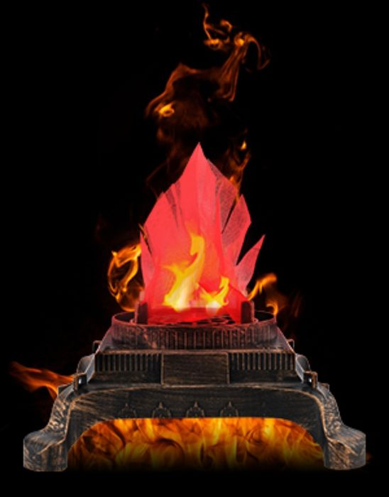 Lampă 3D Flacără de Foc