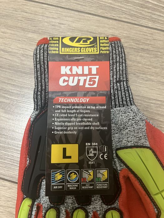 Защитные перчатки с защитой от ударов и порезов