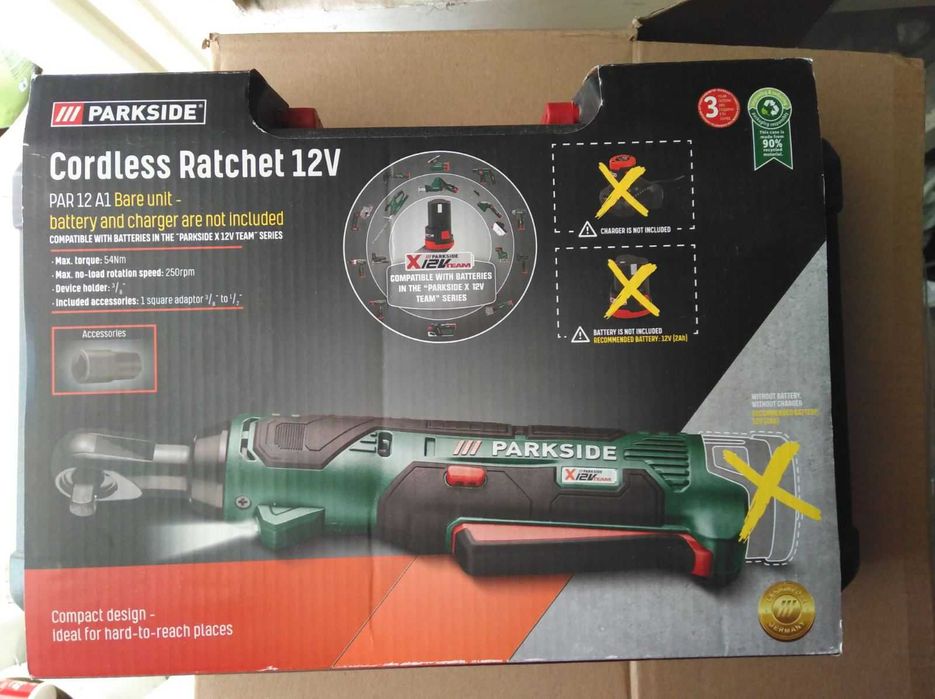 Тресчотка 12V - комплект батерия и зарядно