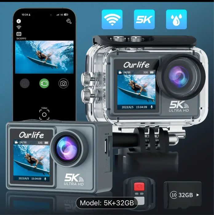 Camera video actiune 5k