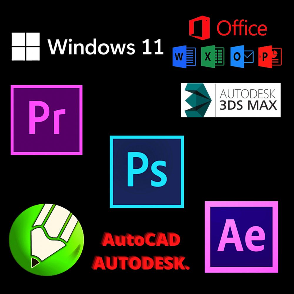 MacBook Uchun Adobe va Boshqa dasturlar o'rnatib beramiz