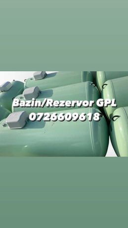 Bazin/Rezervor/Butelie GPL 1000L, 1800L, 2600L, 3400L, 4900 litri NOI