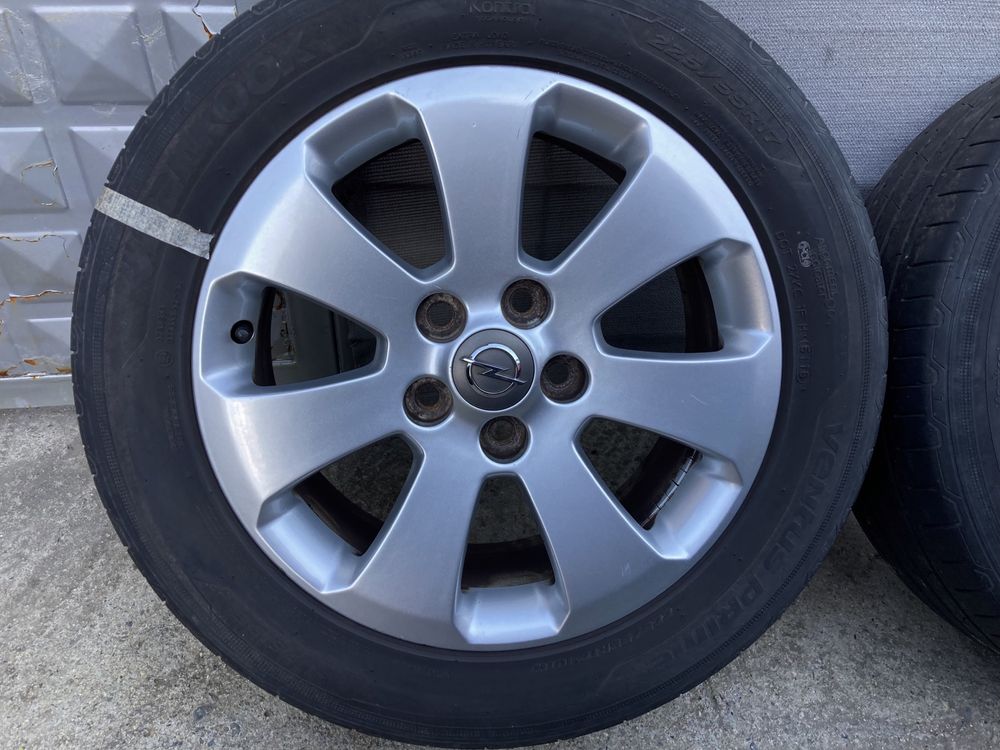 4бр. Алуминиеви джанти с гуми за OPEL 225/55 R17цола 5х120  INSIGNIA