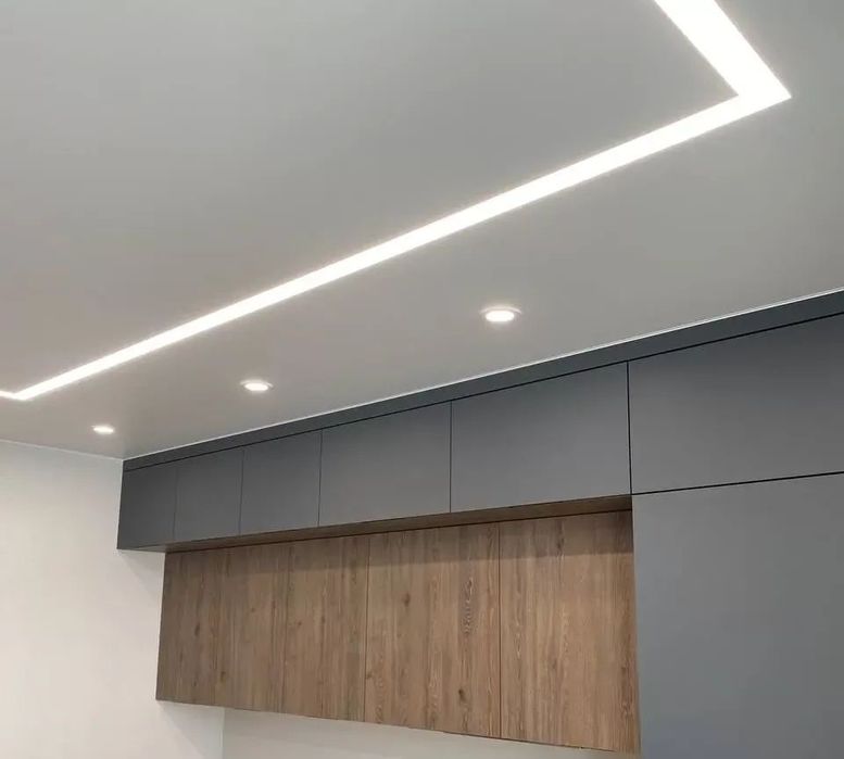 Натежной потолок кв м 1300 тг