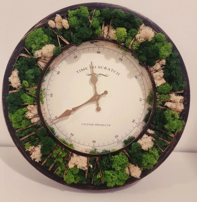 Ceas cu licheni stabilizati