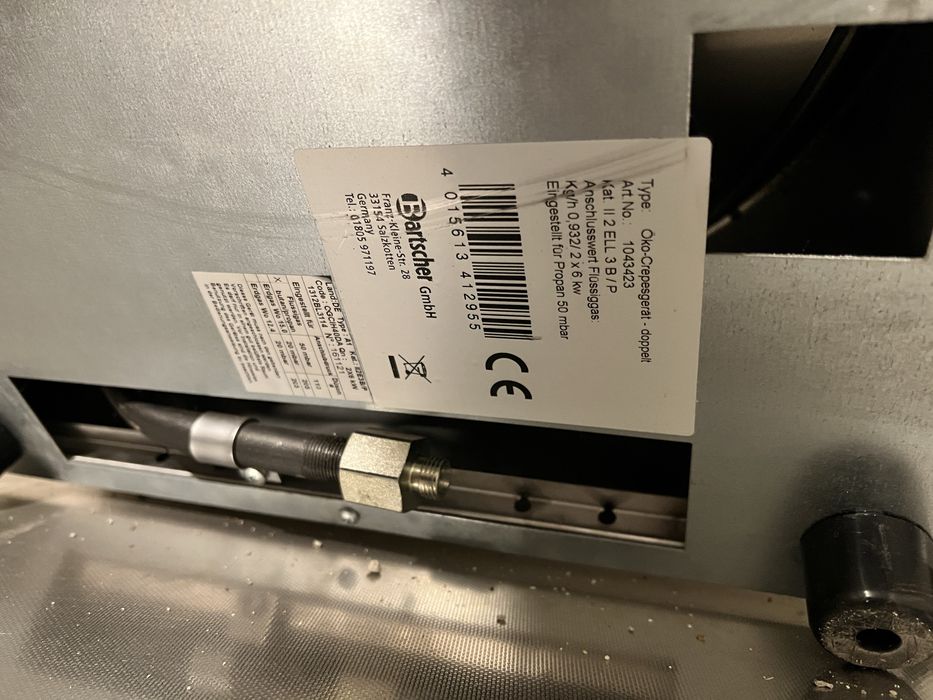 Двоен котлон за палачинки на газ Bartscher