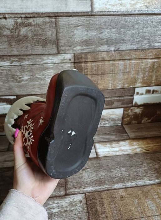 Порцеланов коледен ботуш