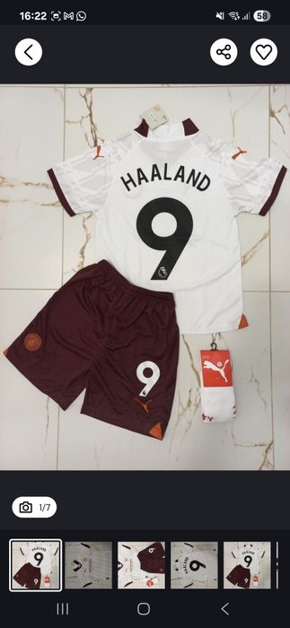 Echipament manchester city Haaland