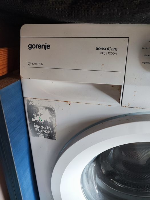 Пералня Gorenje SensoCare 8kg работи, за ремонт