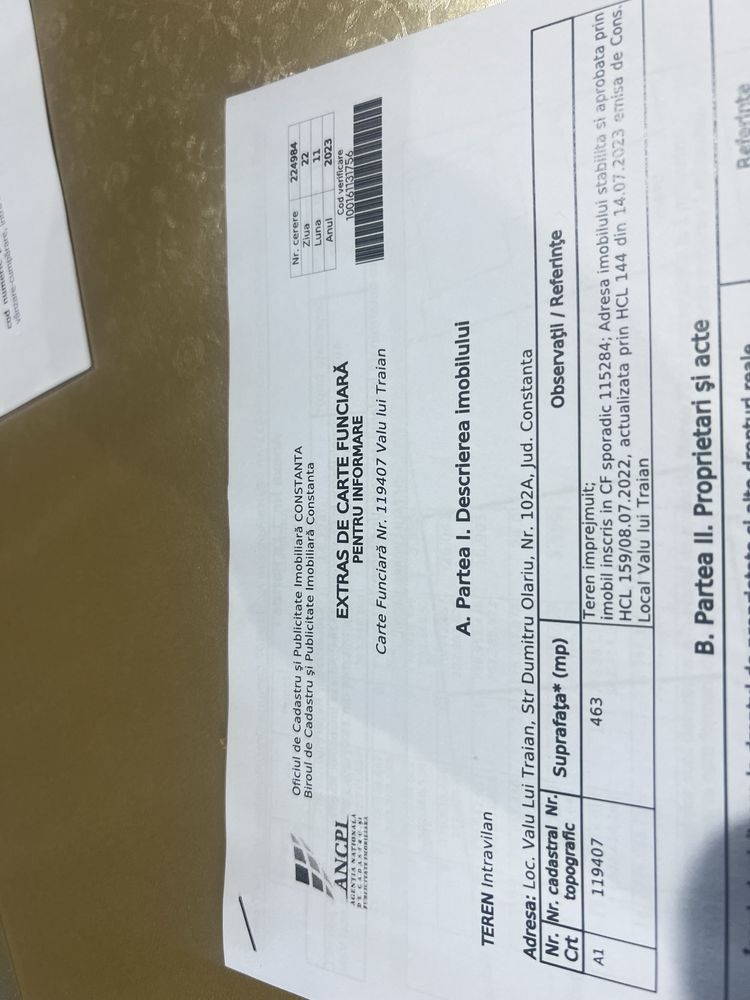 Teren de vanzare Valul Traian