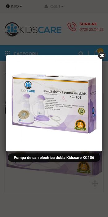 Pompa san electrica dubla