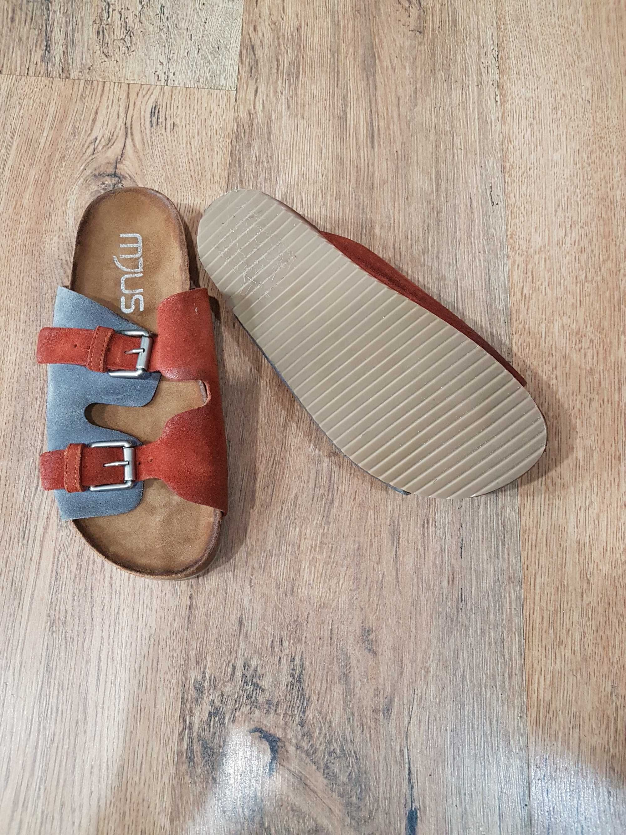 Sandale - papuci dama noi handame gen Birkenstock piele comozi 37