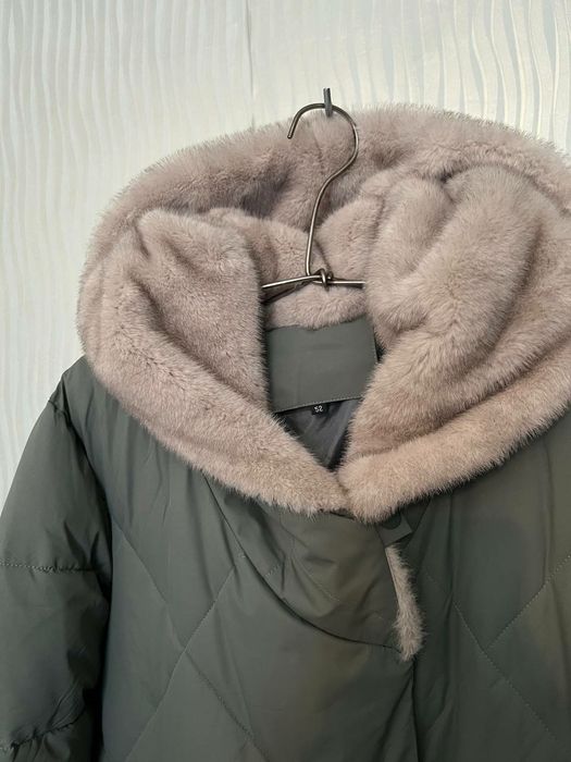 Пуховик-пальто зимний