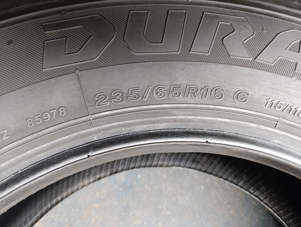 Patru anvelope de vara 235 65 16c Bridgestone Duravis dot 2023