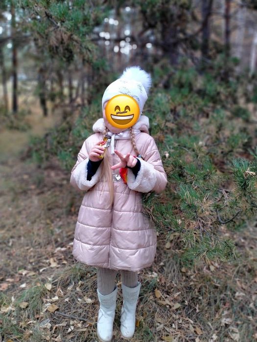 Детский пуховик на девочку