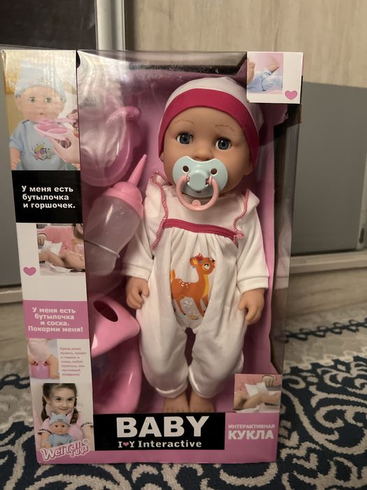 Кукла говорящая, писает и пьёт воду