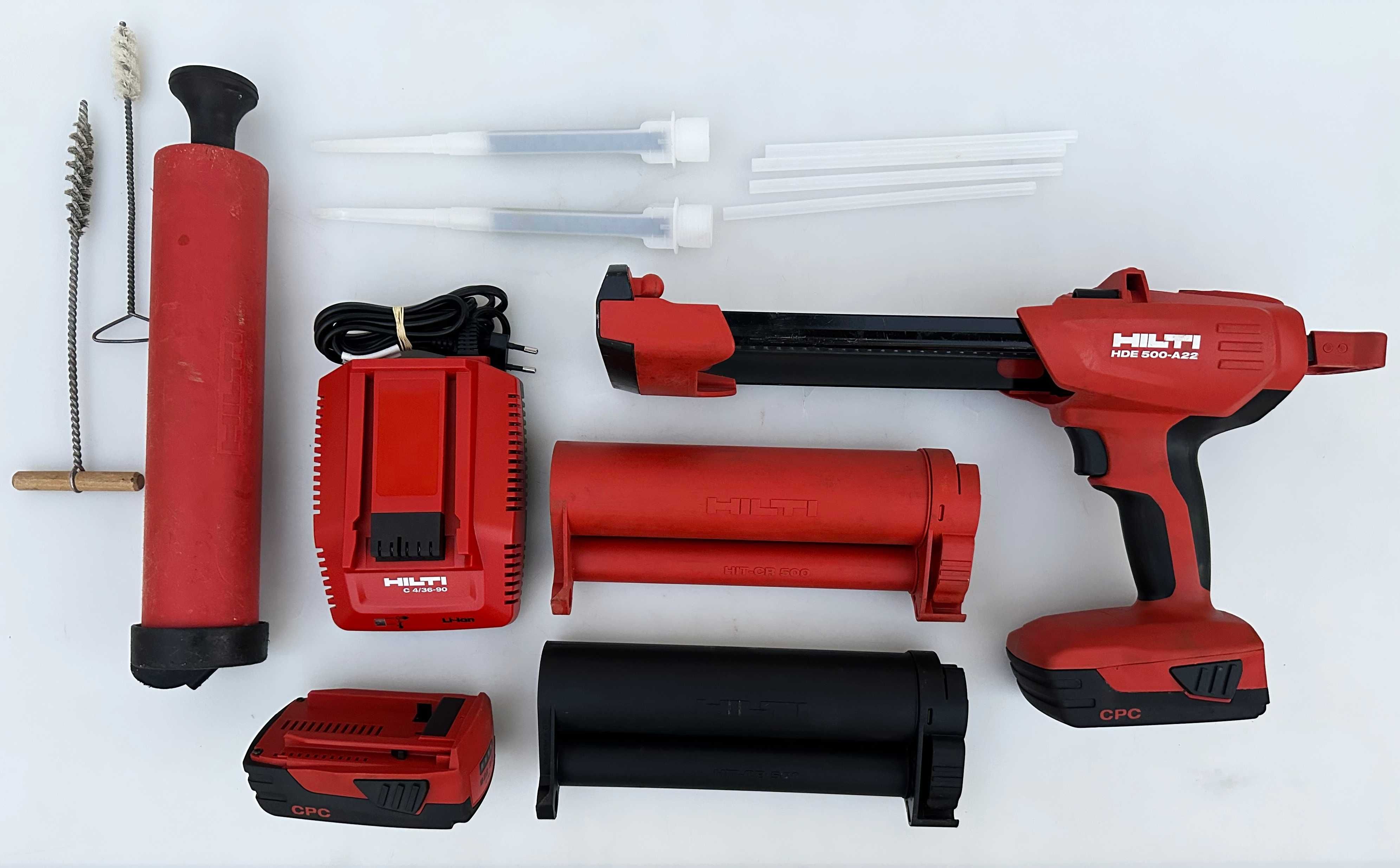 Hilti HDE 500-A22 - Акумулаторен уред за двукомпонентно лепило отличен