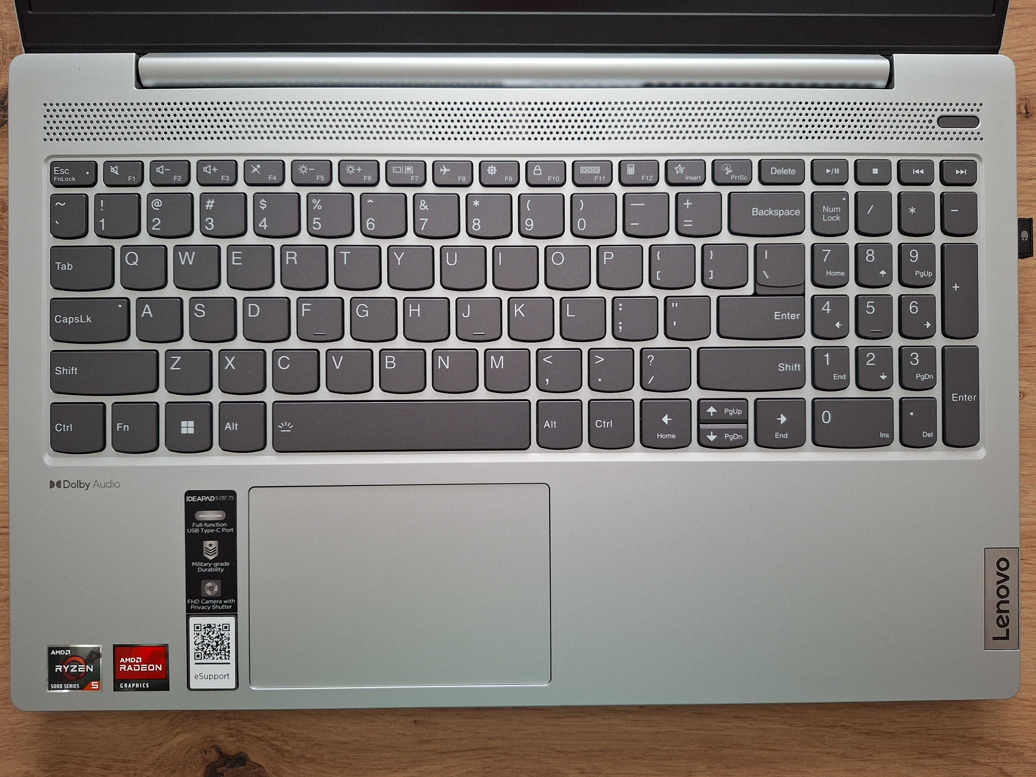 Laptop Lenovo 15.6'' IdeaPad 5 15ABA7, FHD IPS, Procesor AMD Ryzen™ 5