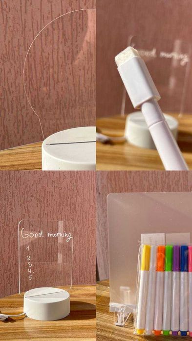 LED лампи, върху които може да се пише с маркер!