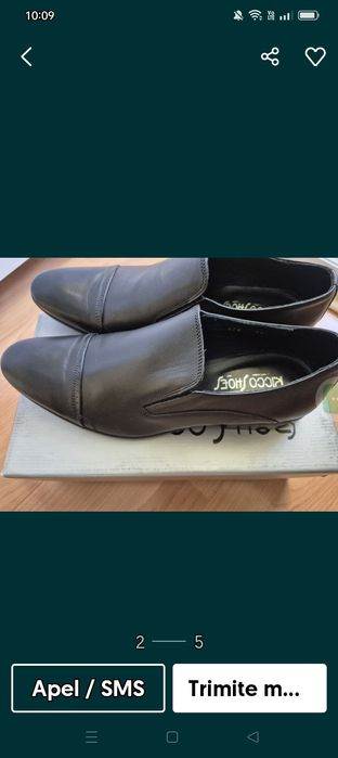 Pantofi piele naturala