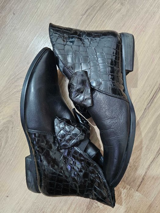 Cizme incaltaminte botine dama din piele (2)