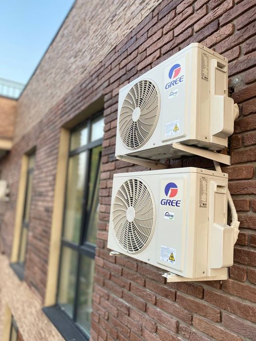 Установка кондиционер во время ремонта