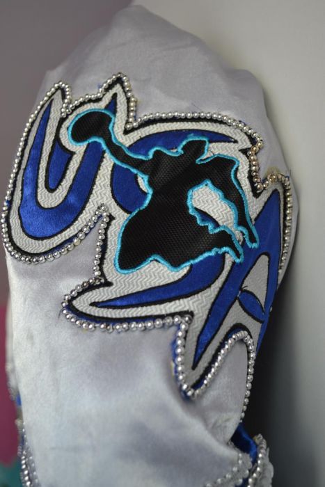 Sacou majoreta baschet, costum disco