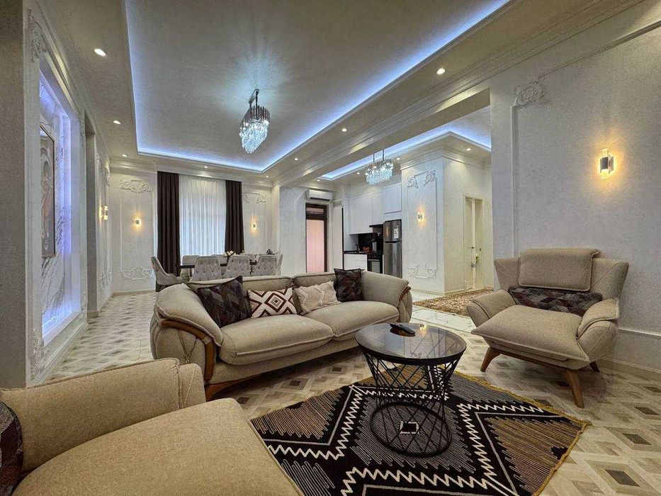 Жангох квартира новая 2х 75кв.м рядом метро Гафур Гулям