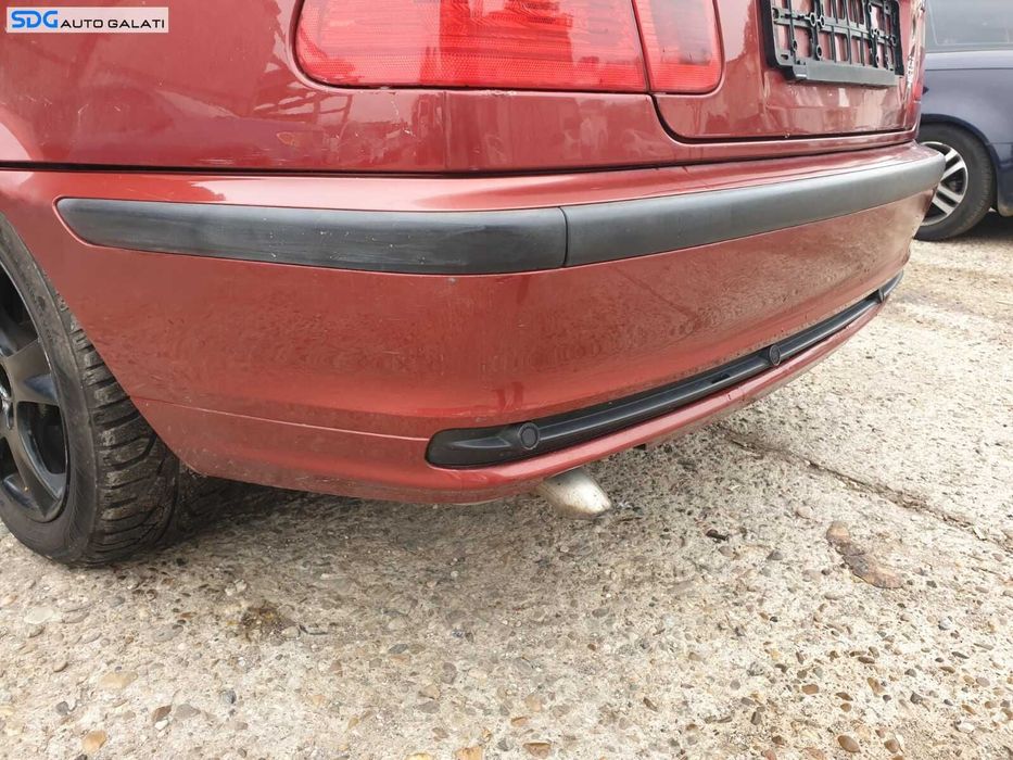 Bara Spoiler Spate cu Locas Senzori Parcare BMW Seria 3 E46 Non Facelift 1997 - 2006 Culoare 362/3 Sienarot 2 Metallic [C2418]