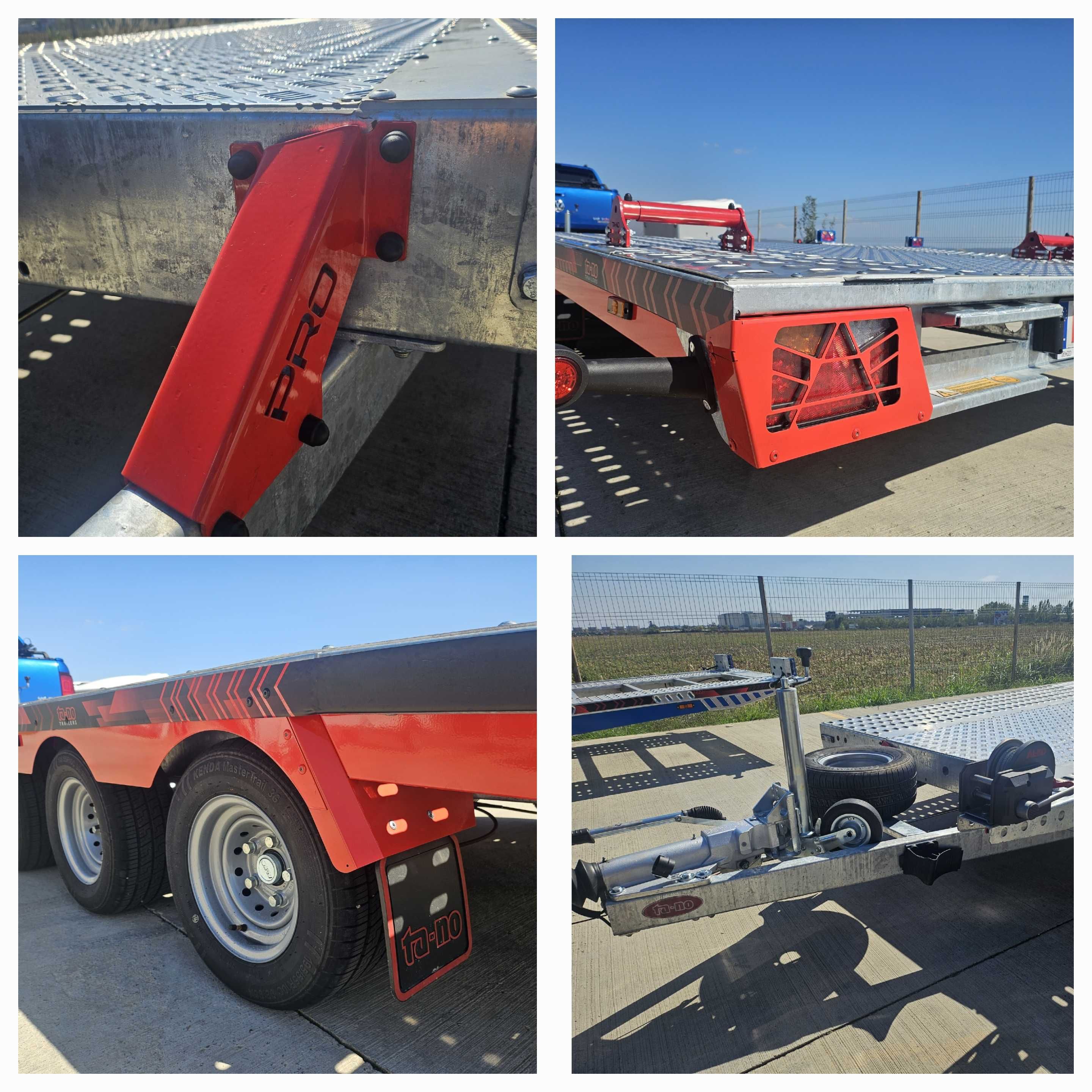 Platforma Trailer auto 5m-5.5m-6m, 3 axe - TA-NO SCORPIO