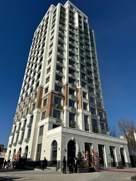 3х комнатная 10 этаж из 17ти  Жилой Комплекс Tumar tower shymkent