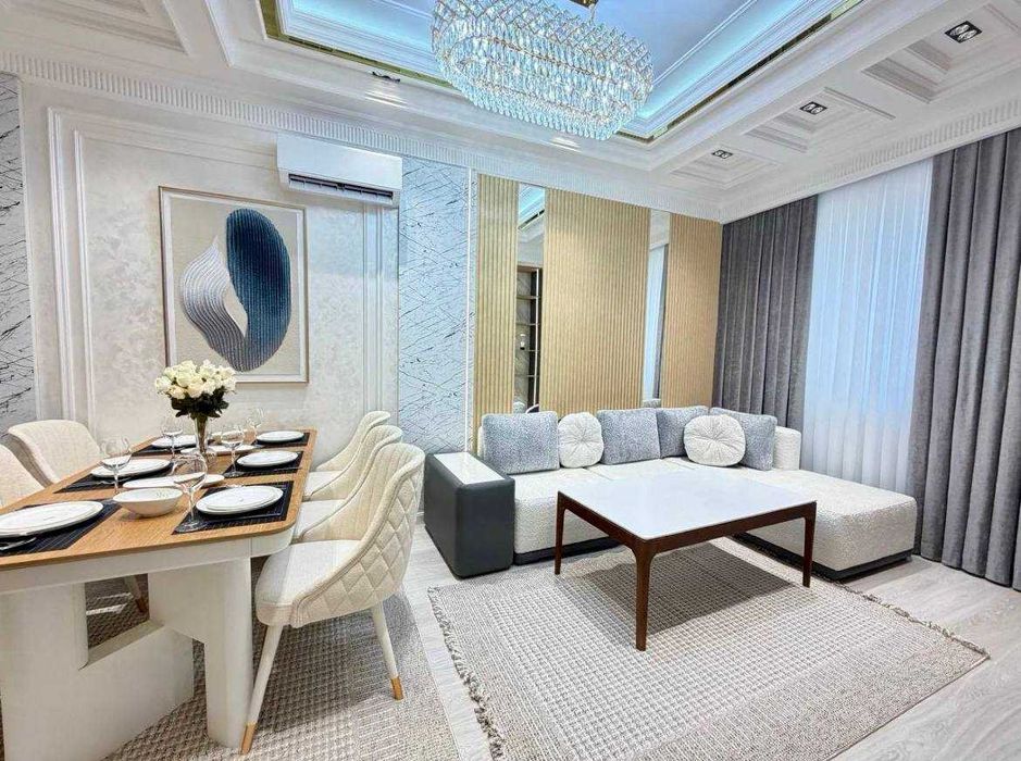 4/2/10 Ул. Махтумкули - ЖК "New Life" - Новый Ремонт Мебель + Техника