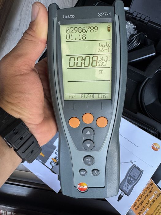 Detector gaze Testo 327-1
