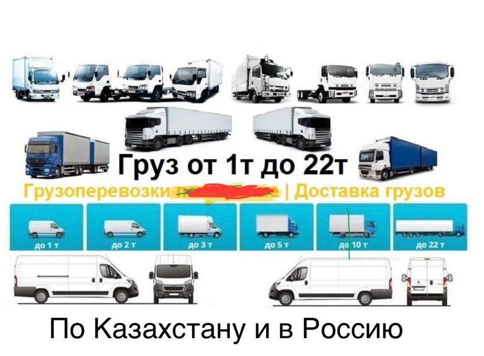 Фура КамАЗ Большегруз грузоперевозки по Казахстану в Россию