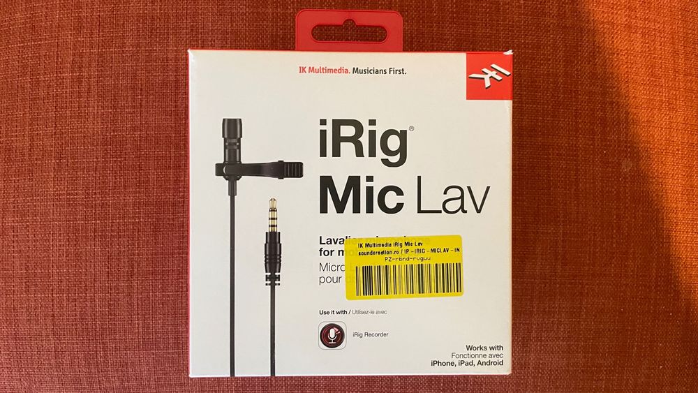 Microfon tip lavalieră  IRig Mic Lav
