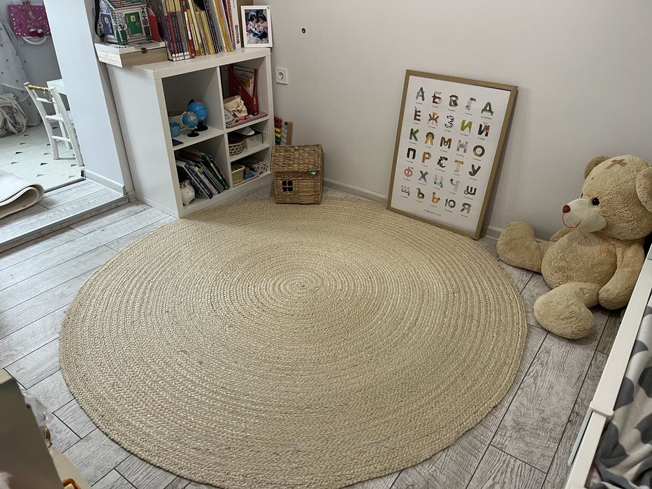 Голям килим от юта D180, Н&М